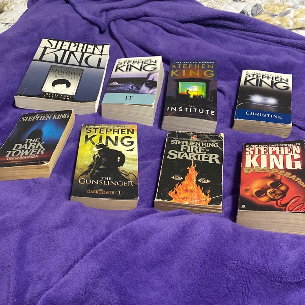 Stephen King paperback book bundle